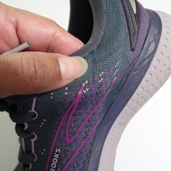 Brooks Glycerin 19 Women Running Shoes Size 9 B Purple Grey Lace Up 1203431b572 - Picture 13 of 13